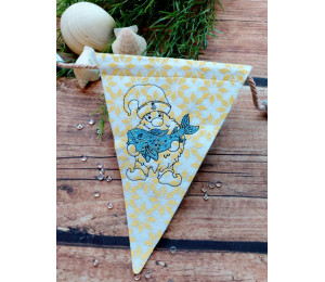 Stickdatei - 10 Seebär Gnom 10